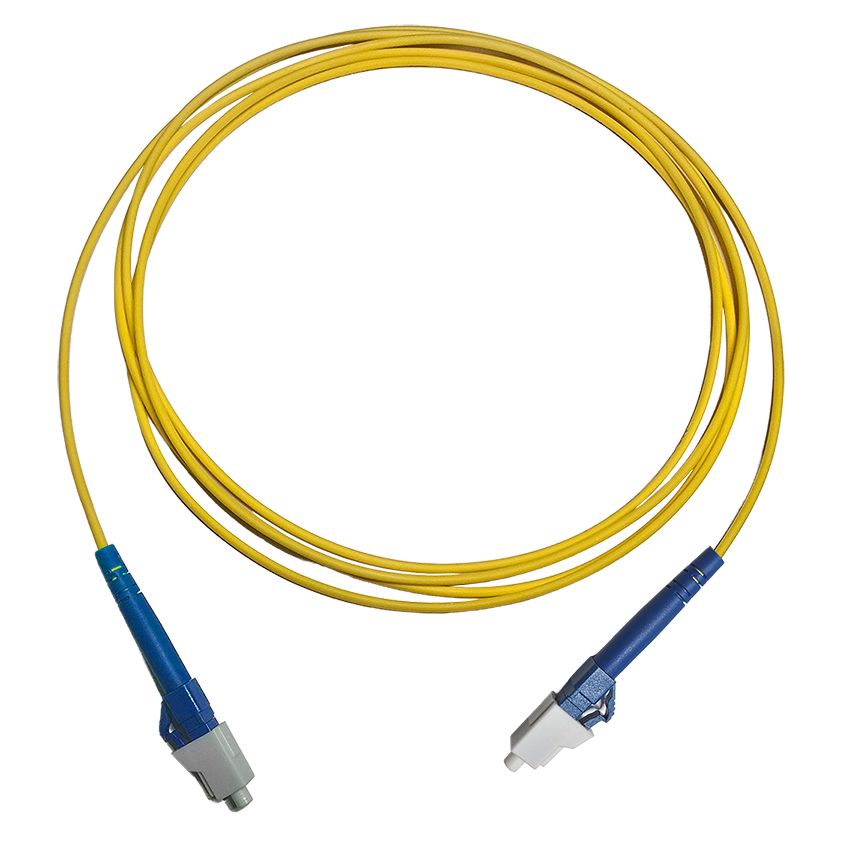 Fibersnor LC/UPC - LC/UPC - Simplex - Gul