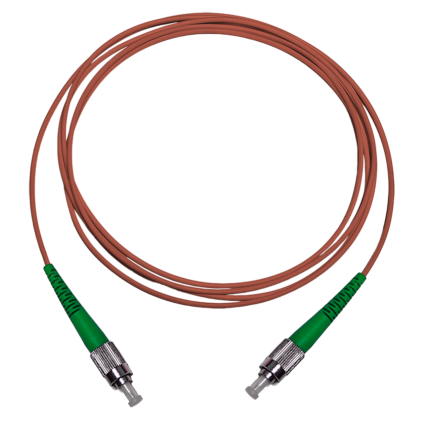 Fibersnor FC/APC - FC/APC - Simplex - Rød