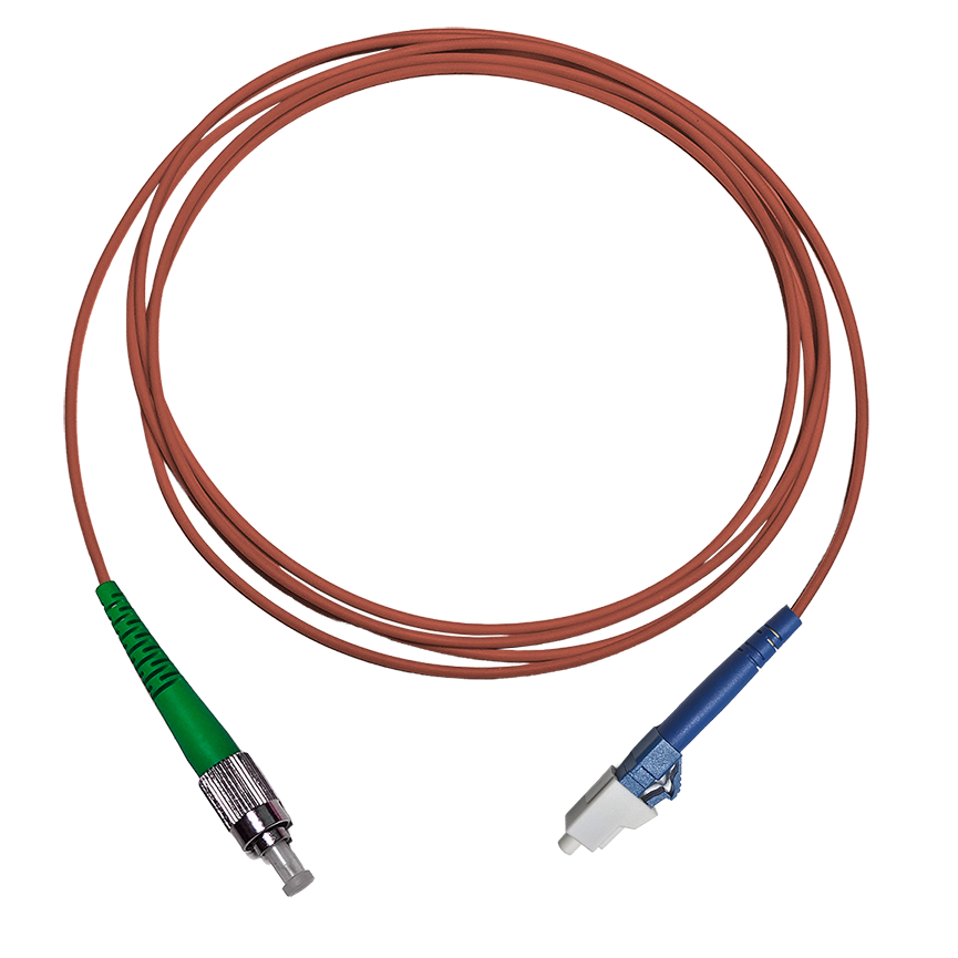 Fibersnor LC/UPC - FC/APC - Simplex - Rød